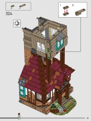 LEGO 76437 instructions page 85 – build guide