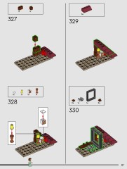 LEGO 76437 instructions page 87 – build guide