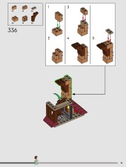 LEGO 76437 instructions page 91 – build guide
