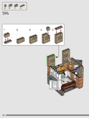 LEGO 76437 instructions page 102 – build guide