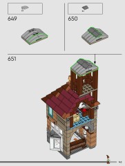 LEGO 76437 instructions page 143 – build guide