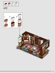 LEGO 76437 instructions page 35 – build guide