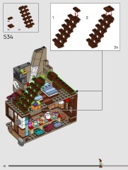 LEGO 76437 instructions page 62 – build guide