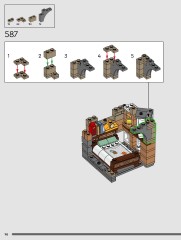 LEGO 76437 instructions page 96 – build guide