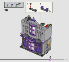 LEGO 76439 instructions page 65 – build guide