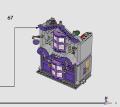 LEGO 76439 instructions page 71 – build guide