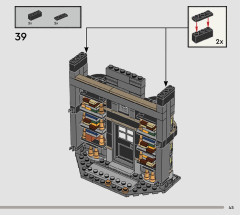 LEGO 76439 instructions page 45 – build guide
