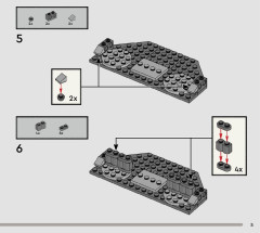 LEGO 76439 instructions page 5 – build guide