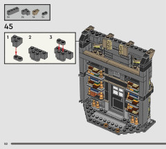 LEGO 76439 instructions page 52 – build guide