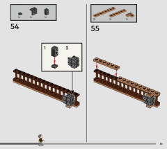 LEGO 76439 instructions page 61 – build guide