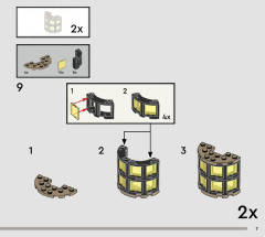 LEGO 76439 instructions page 7 – build guide