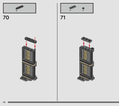 LEGO 76439 instructions page 70 – build guide