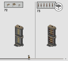 LEGO 76439 instructions page 71 – build guide