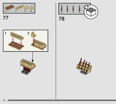 LEGO 76439 instructions page 74 – build guide