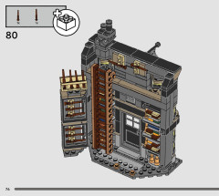 LEGO 76439 instructions page 76 – build guide