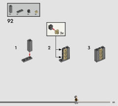 LEGO 76439 instructions page 83 – build guide