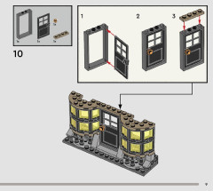 LEGO 76439 instructions page 9 – build guide