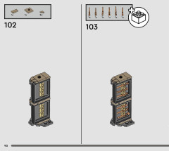 LEGO 76439 instructions page 90 – build guide