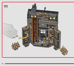 LEGO 76439 instructions page 96 – build guide