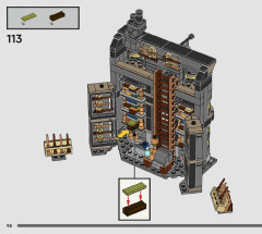 LEGO 76439 instructions page 98 – build guide