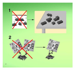 LEGO 7644 instructions page 2 – build guide