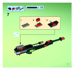 LEGO 7644 instructions page 21 – build guide
