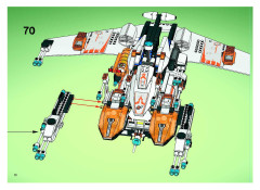 LEGO 7644 instructions page 72 – build guide