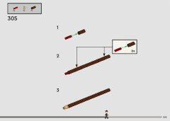 LEGO 76440 instructions page 205 – build guide