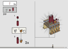 LEGO 76440 instructions page 225 – build guide