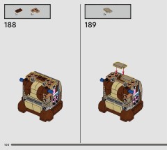 LEGO 76443 instructions page 100 – build guide