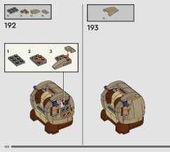 LEGO 76443 instructions page 102 – build guide