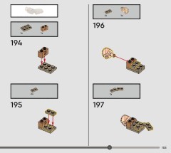 LEGO 76443 instructions page 103 – build guide