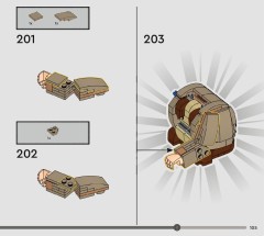 LEGO 76443 instructions page 105 – build guide