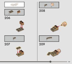 LEGO 76443 instructions page 107 – build guide