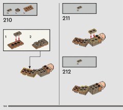 LEGO 76443 instructions page 108 – build guide