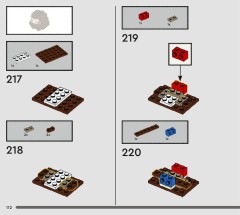 LEGO 76443 instructions page 112 – build guide