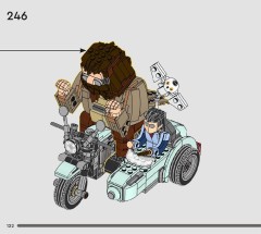 LEGO 76443 instructions page 122 – build guide