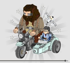 LEGO 76443 instructions page 123 – build guide