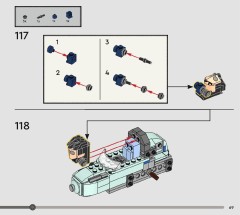 LEGO 76443 instructions page 69 – build guide