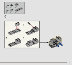 LEGO 76443 instructions page 7 – build guide