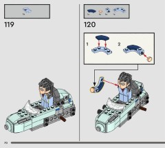 LEGO 76443 instructions page 70 – build guide