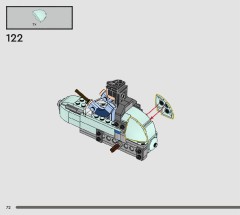 LEGO 76443 instructions page 72 – build guide