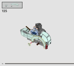 LEGO 76443 instructions page 74 – build guide