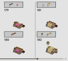 LEGO 76443 instructions page 97 – build guide