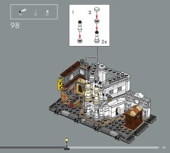 LEGO 76444 instructions page 69 – build guide