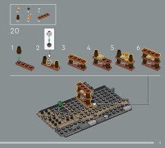 LEGO 76444 instructions page 11 – build guide