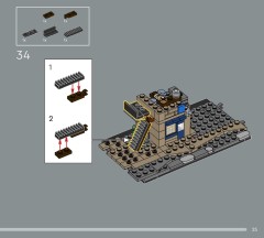 LEGO 76444 instructions page 25 – build guide