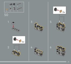 LEGO 76444 instructions page 43 – build guide