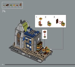 LEGO 76444 instructions page 70 – build guide