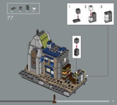 LEGO 76444 instructions page 73 – build guide